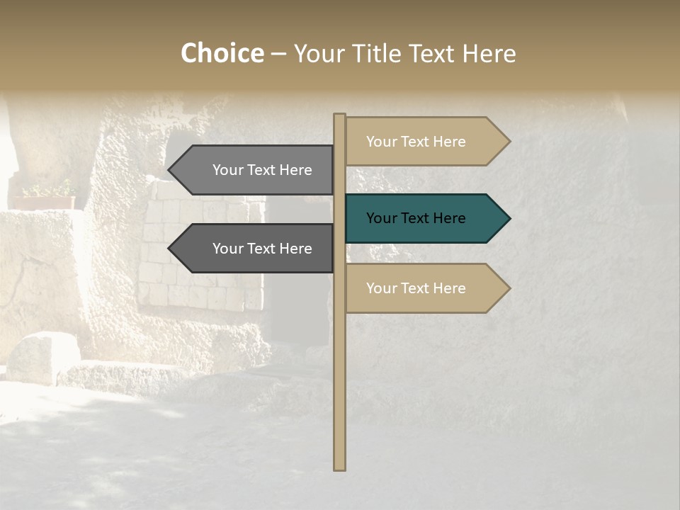 Human Hand Cloud Park PowerPoint Template