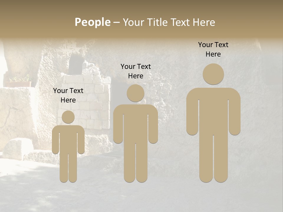 Human Hand Cloud Park PowerPoint Template