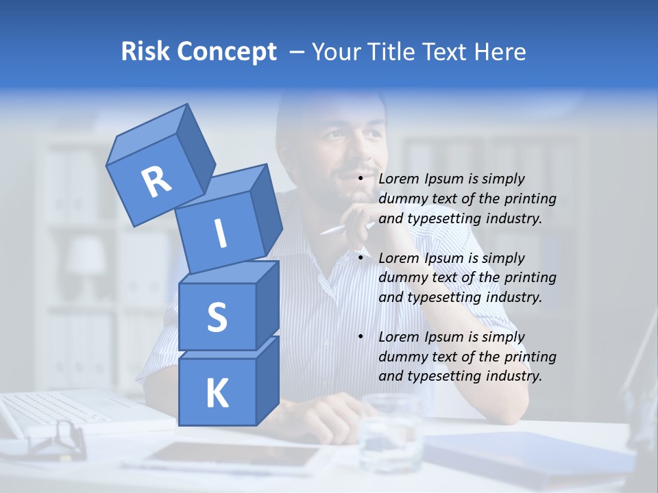 Conceptual Investment Sky PowerPoint Template