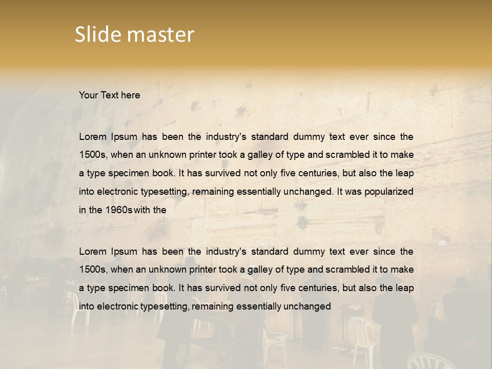 Conceptual Property Architecture PowerPoint Template