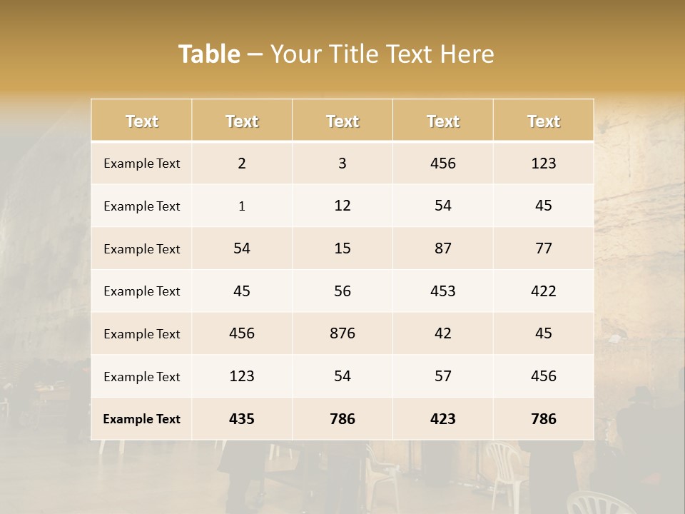 Conceptual Property Architecture PowerPoint Template