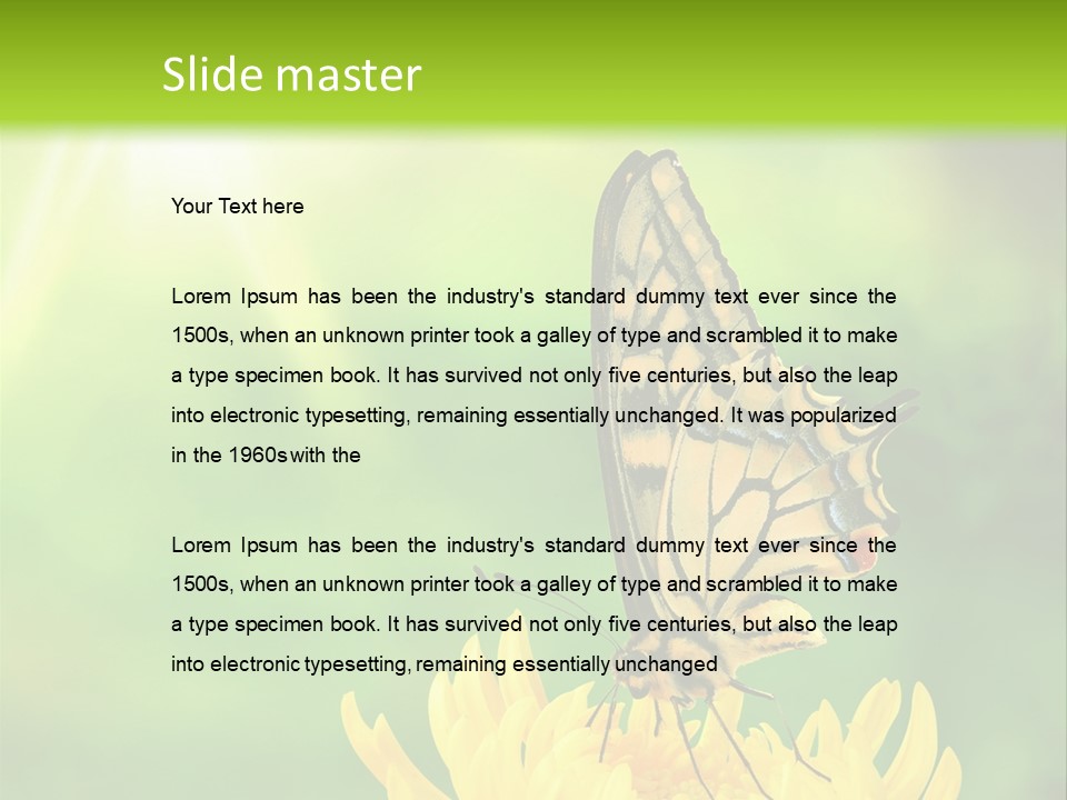 Cloud Agent Blue Sky PowerPoint Template