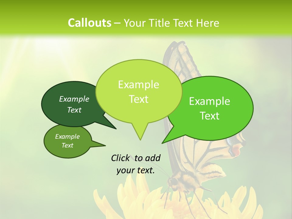 Cloud Agent Blue Sky PowerPoint Template