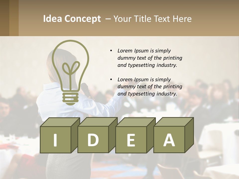 Conceptual Architect Dream PowerPoint Template