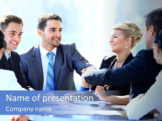 Blue Sky Green Buy PowerPoint Template