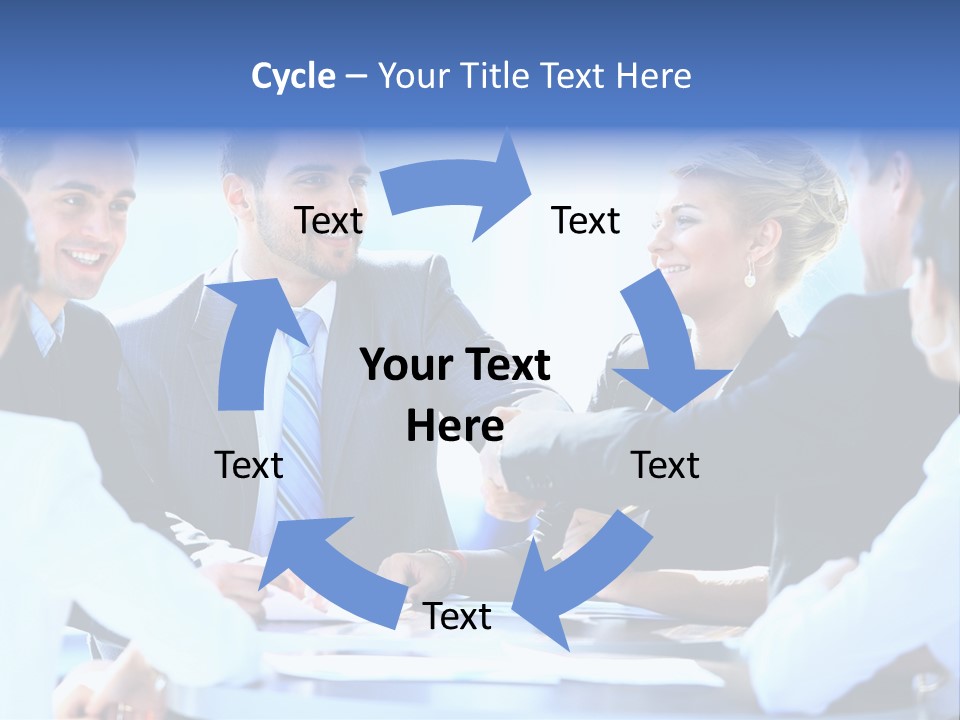 Blue Sky Green Buy PowerPoint Template