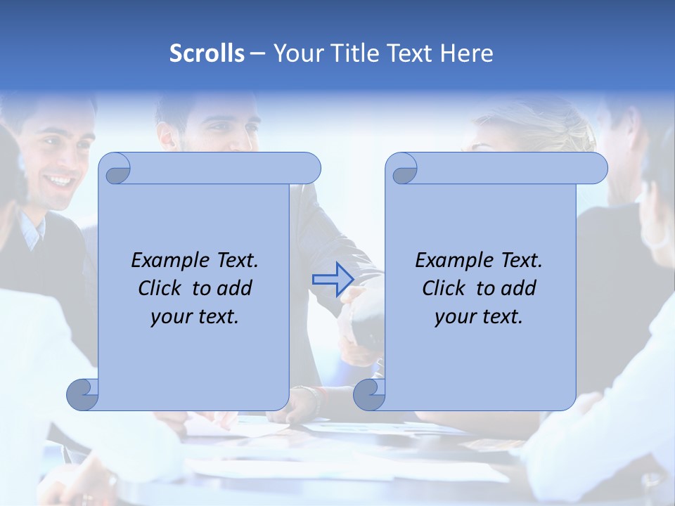 Blue Sky Green Buy PowerPoint Template