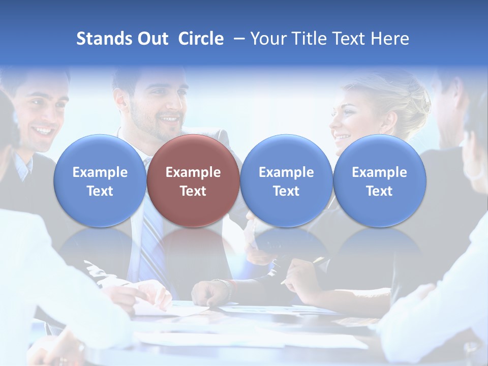 Blue Sky Green Buy PowerPoint Template