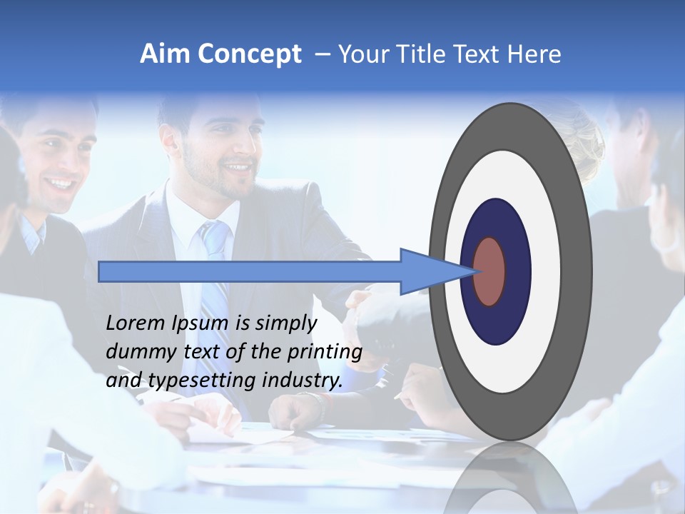 Blue Sky Green Buy PowerPoint Template