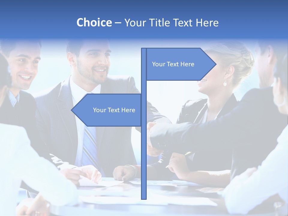 Blue Sky Green Buy PowerPoint Template