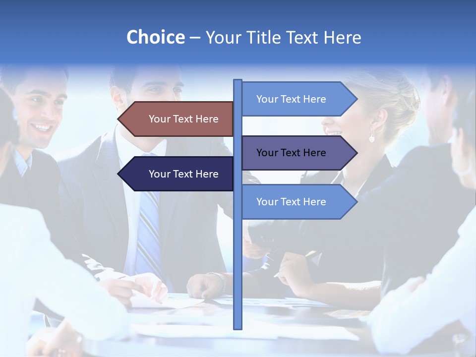 Blue Sky Green Buy PowerPoint Template