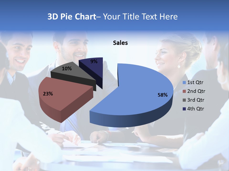 Blue Sky Green Buy PowerPoint Template
