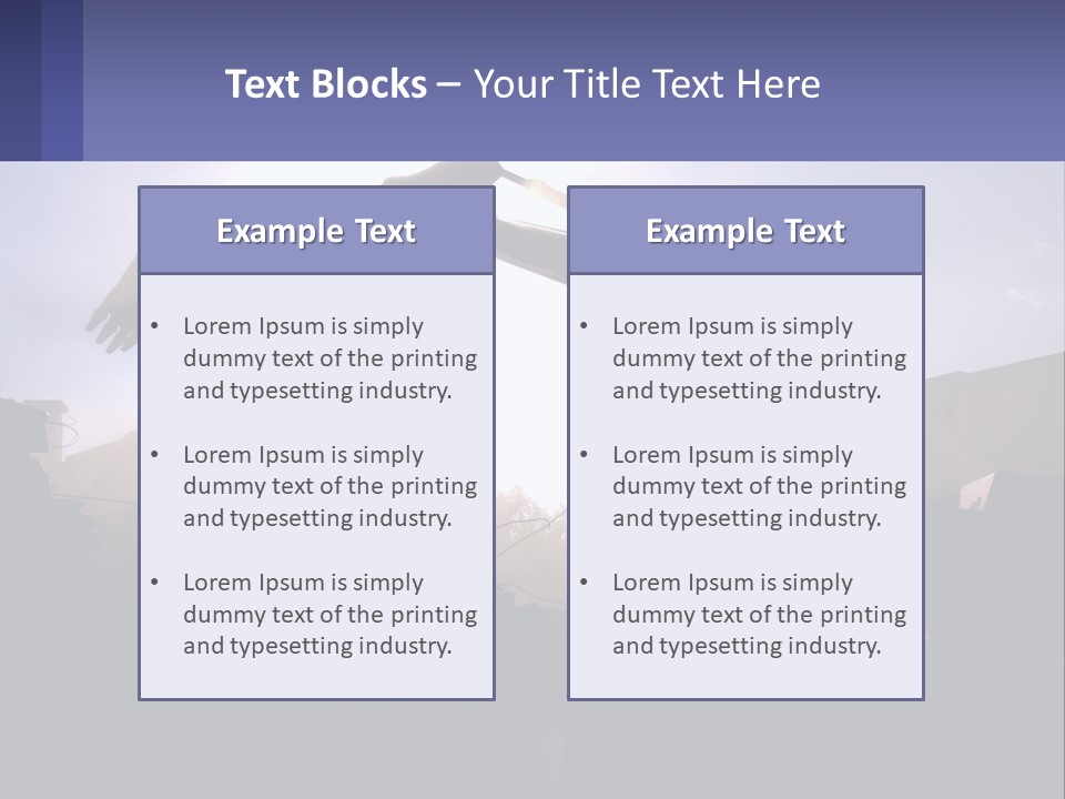 Selling Garden Sky PowerPoint Template