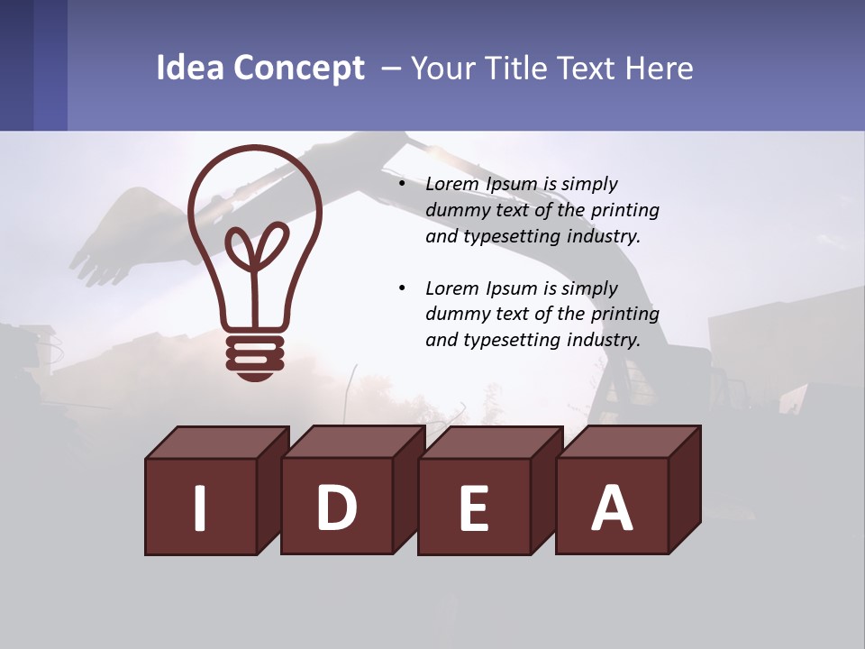 Selling Garden Sky PowerPoint Template