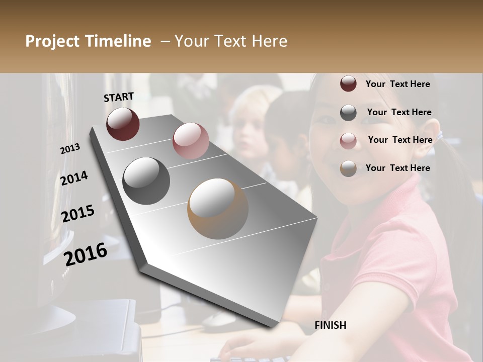 Lawn Construction Small PowerPoint Template