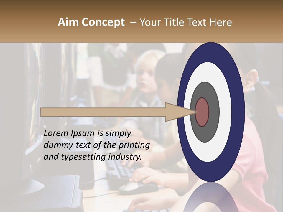 Lawn Construction Small PowerPoint Template