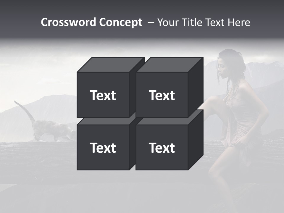 Ownership Sky Holding PowerPoint Template