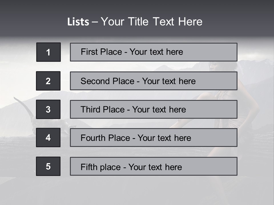 Ownership Sky Holding PowerPoint Template