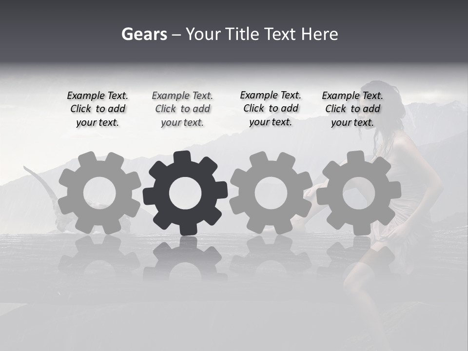 Ownership Sky Holding PowerPoint Template