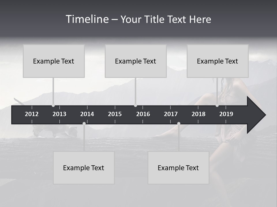 Ownership Sky Holding PowerPoint Template