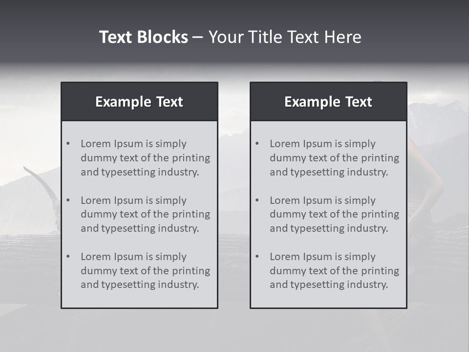 Ownership Sky Holding PowerPoint Template