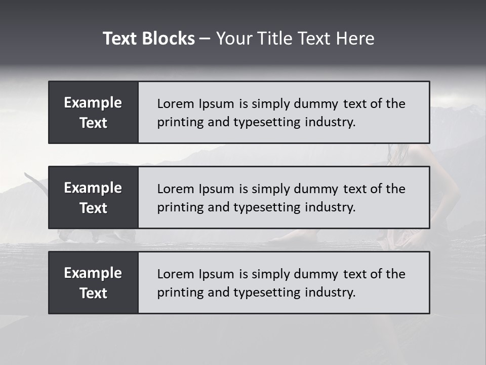 Ownership Sky Holding PowerPoint Template