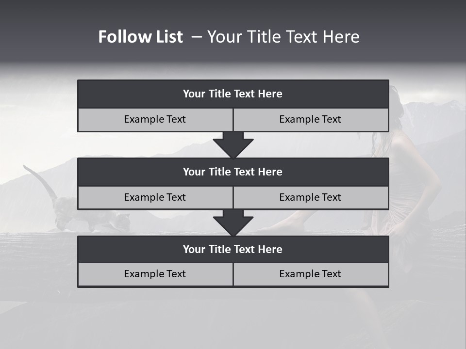 Ownership Sky Holding PowerPoint Template