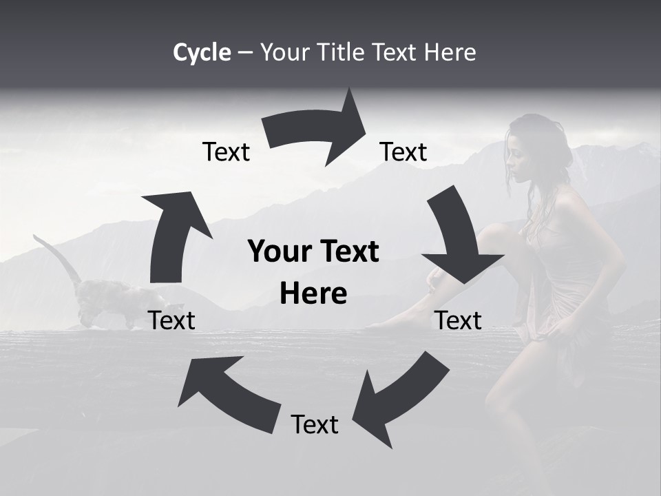 Ownership Sky Holding PowerPoint Template