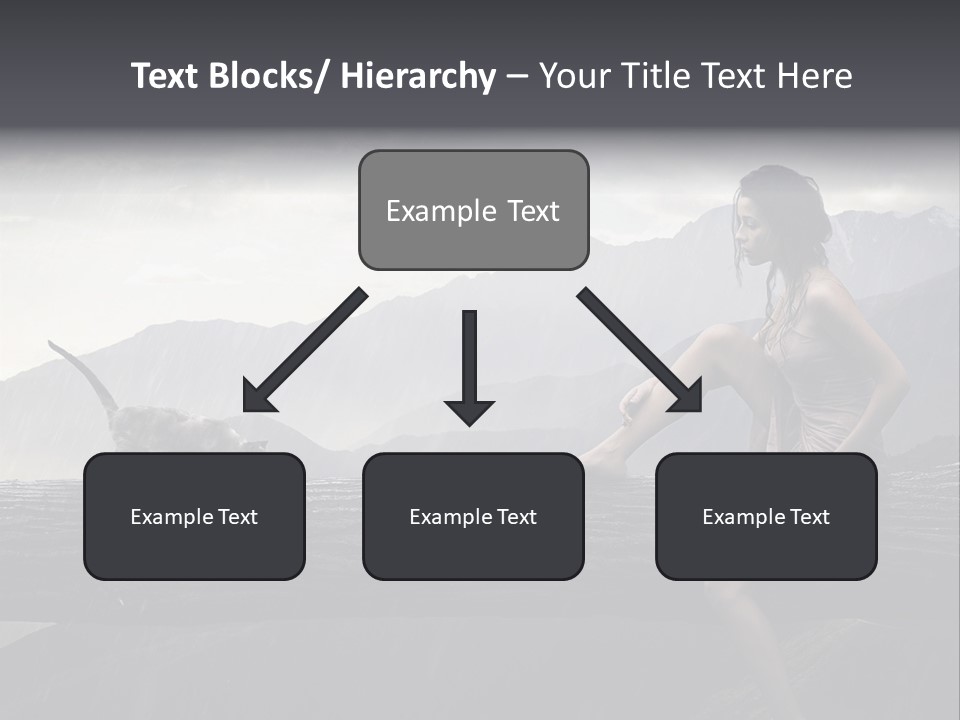Ownership Sky Holding PowerPoint Template