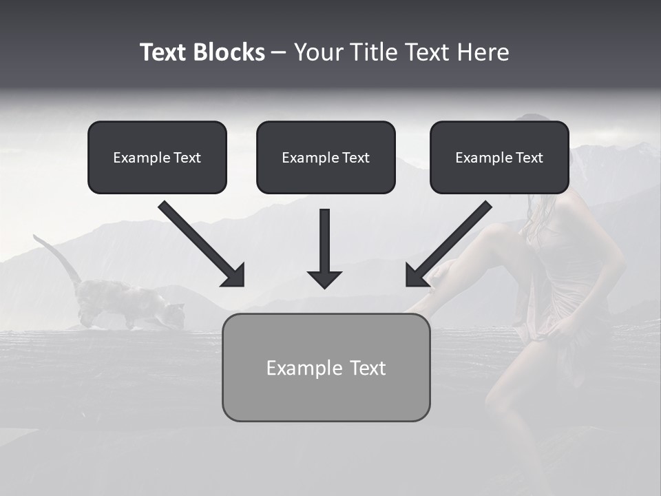 Ownership Sky Holding PowerPoint Template