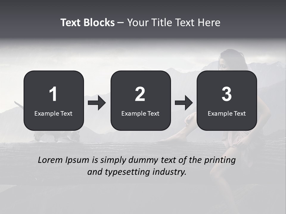 Ownership Sky Holding PowerPoint Template