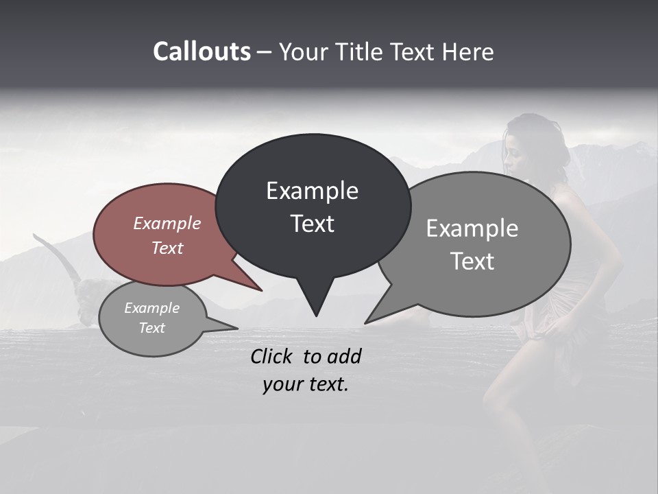 Ownership Sky Holding PowerPoint Template