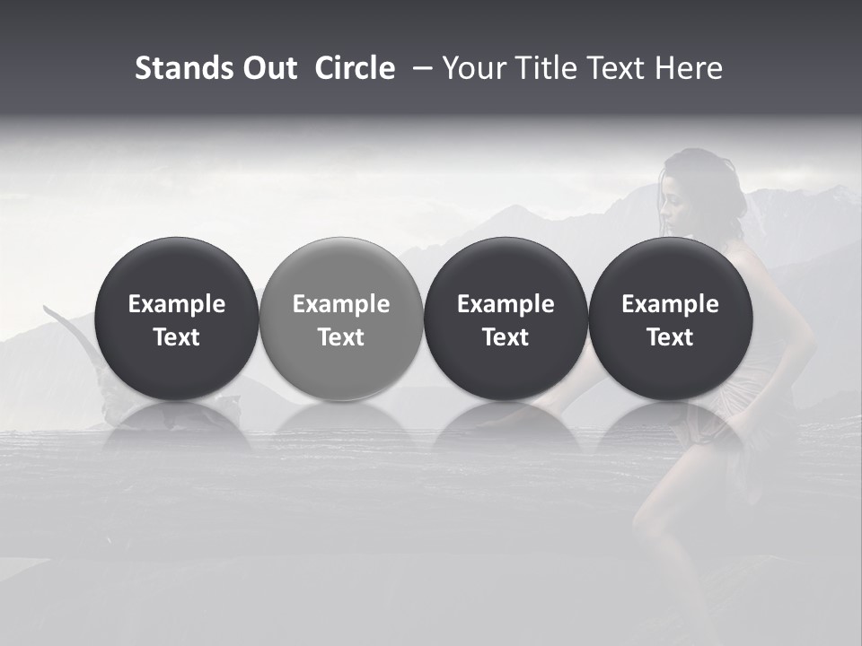 Ownership Sky Holding PowerPoint Template