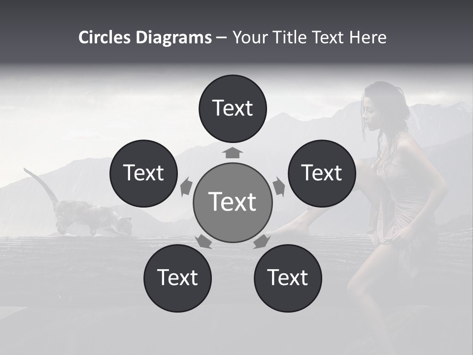 Ownership Sky Holding PowerPoint Template