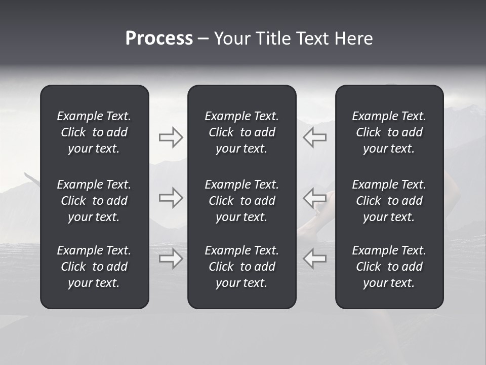 Ownership Sky Holding PowerPoint Template