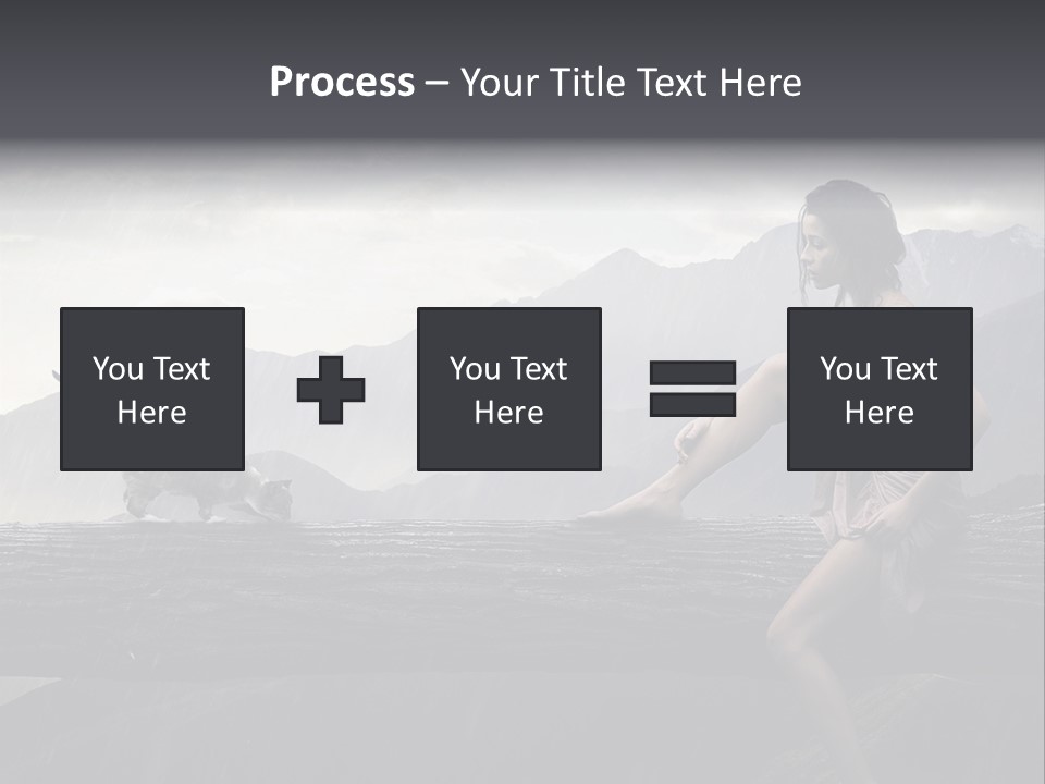 Ownership Sky Holding PowerPoint Template