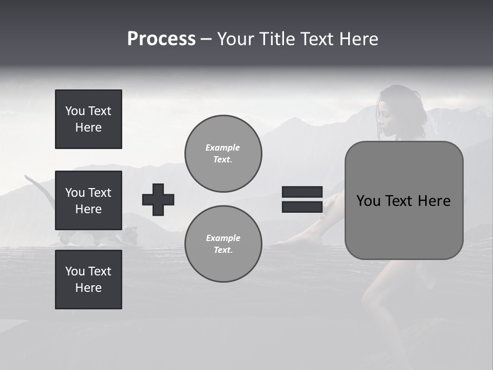 Ownership Sky Holding PowerPoint Template