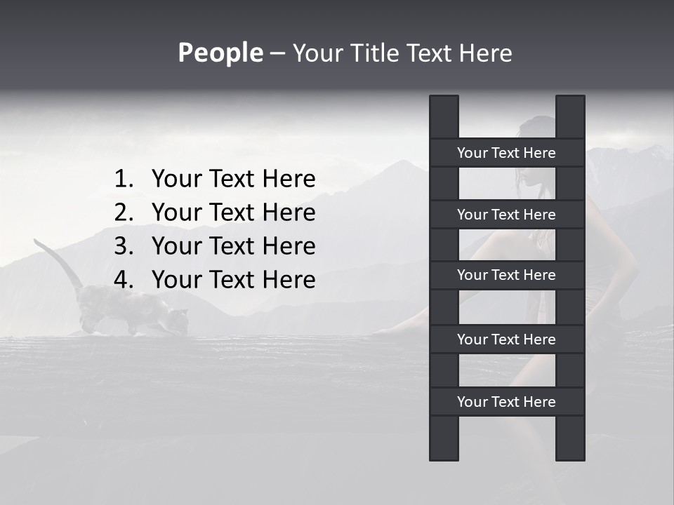 Ownership Sky Holding PowerPoint Template