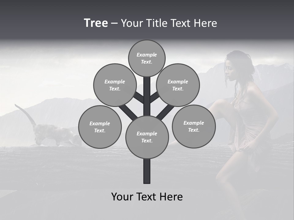 Ownership Sky Holding PowerPoint Template