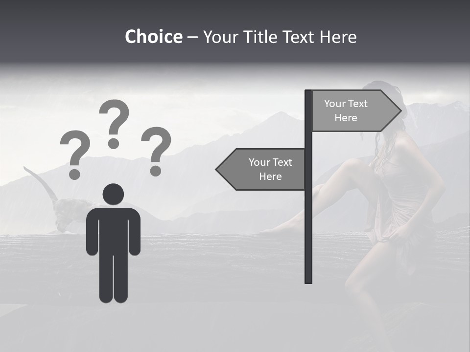 Ownership Sky Holding PowerPoint Template