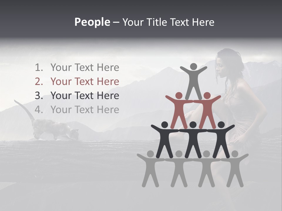 Ownership Sky Holding PowerPoint Template