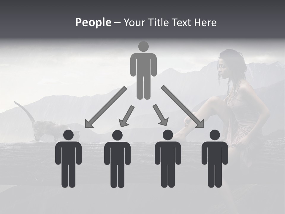 Ownership Sky Holding PowerPoint Template