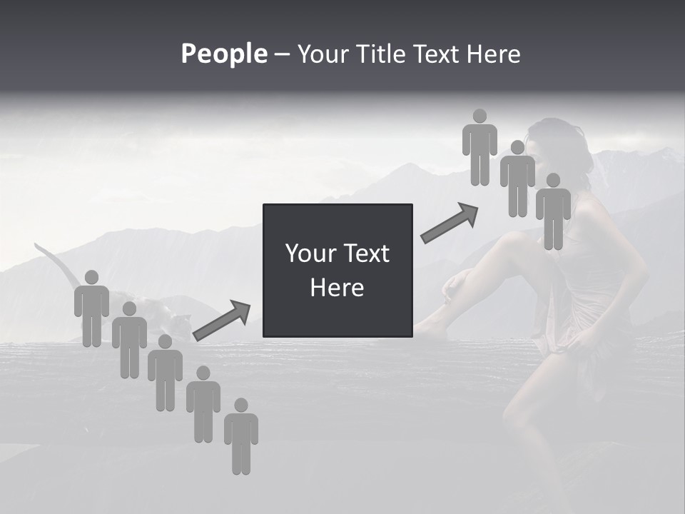 Ownership Sky Holding PowerPoint Template