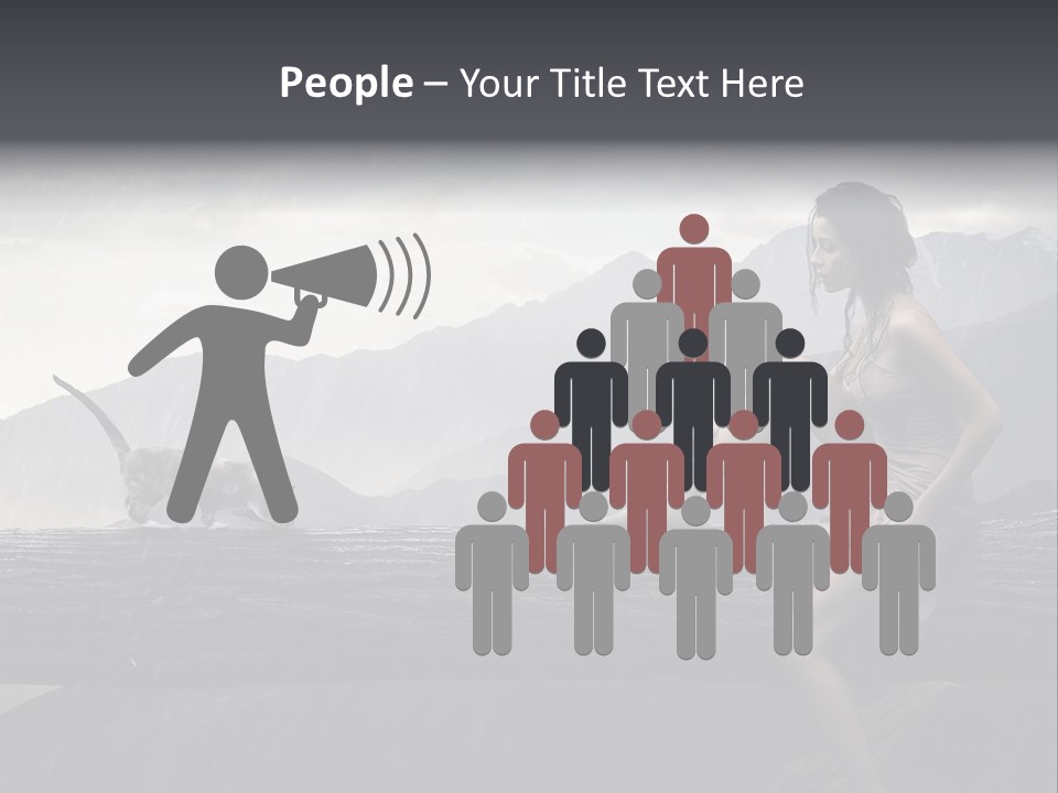 Ownership Sky Holding PowerPoint Template