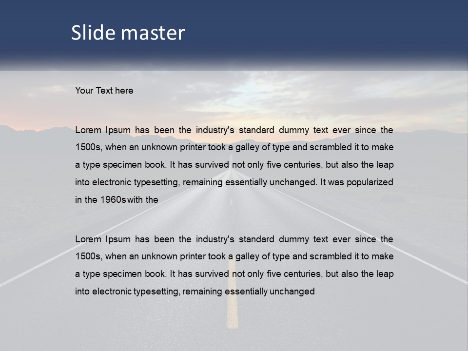 Selling Conceptual Sky PowerPoint Template