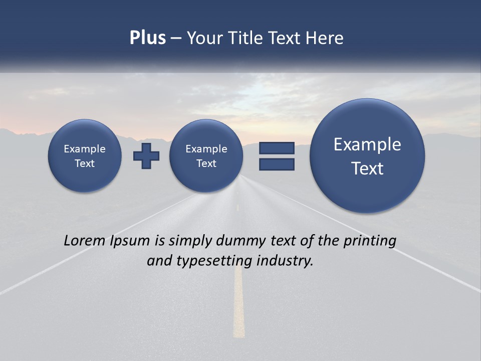 Selling Conceptual Sky PowerPoint Template
