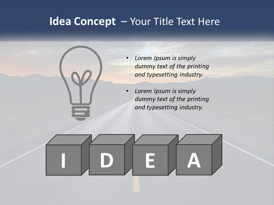 Selling Conceptual Sky PowerPoint Template