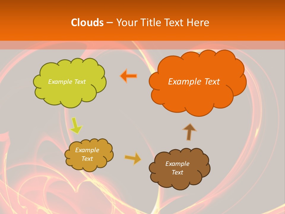 Model Blue Sky Home PowerPoint Template