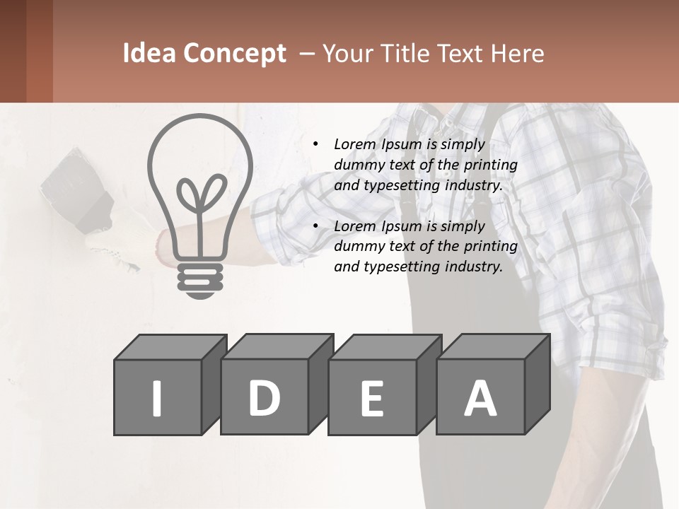 Nature Man Build PowerPoint Template