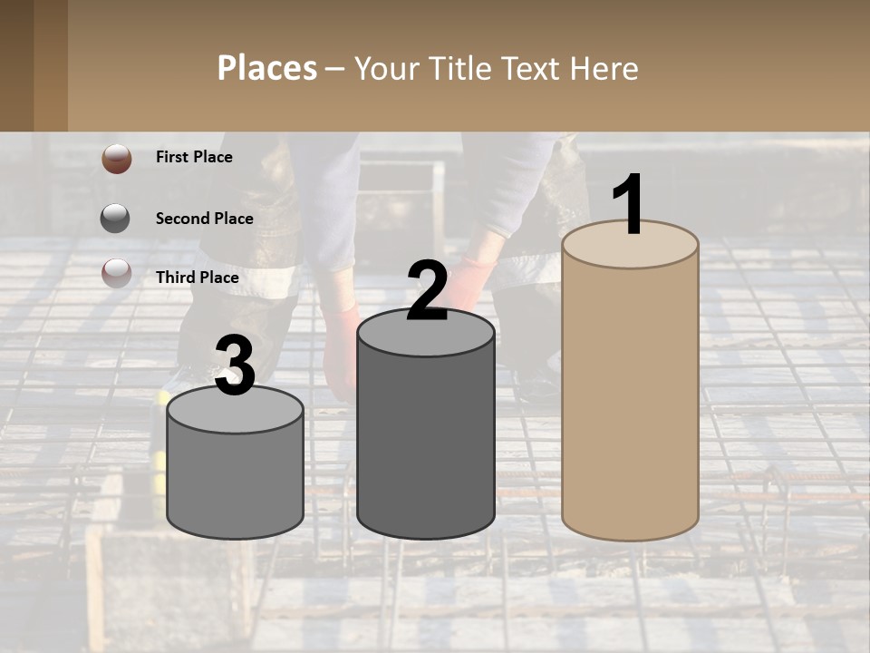 Human Hand Lawn Park PowerPoint Template